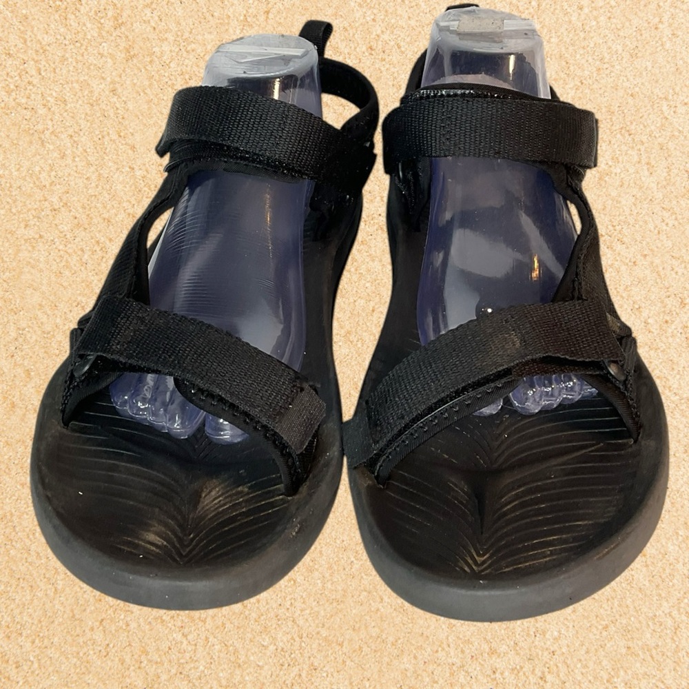 Target Men’s Black Sandals with Adjustable Straps Size 12